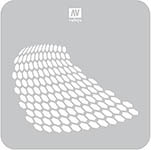 055-706588 - Schablone, verzerrte Wabe